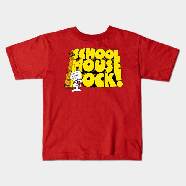 Schoolhouse Rock Kids T-Shirt by OniSide